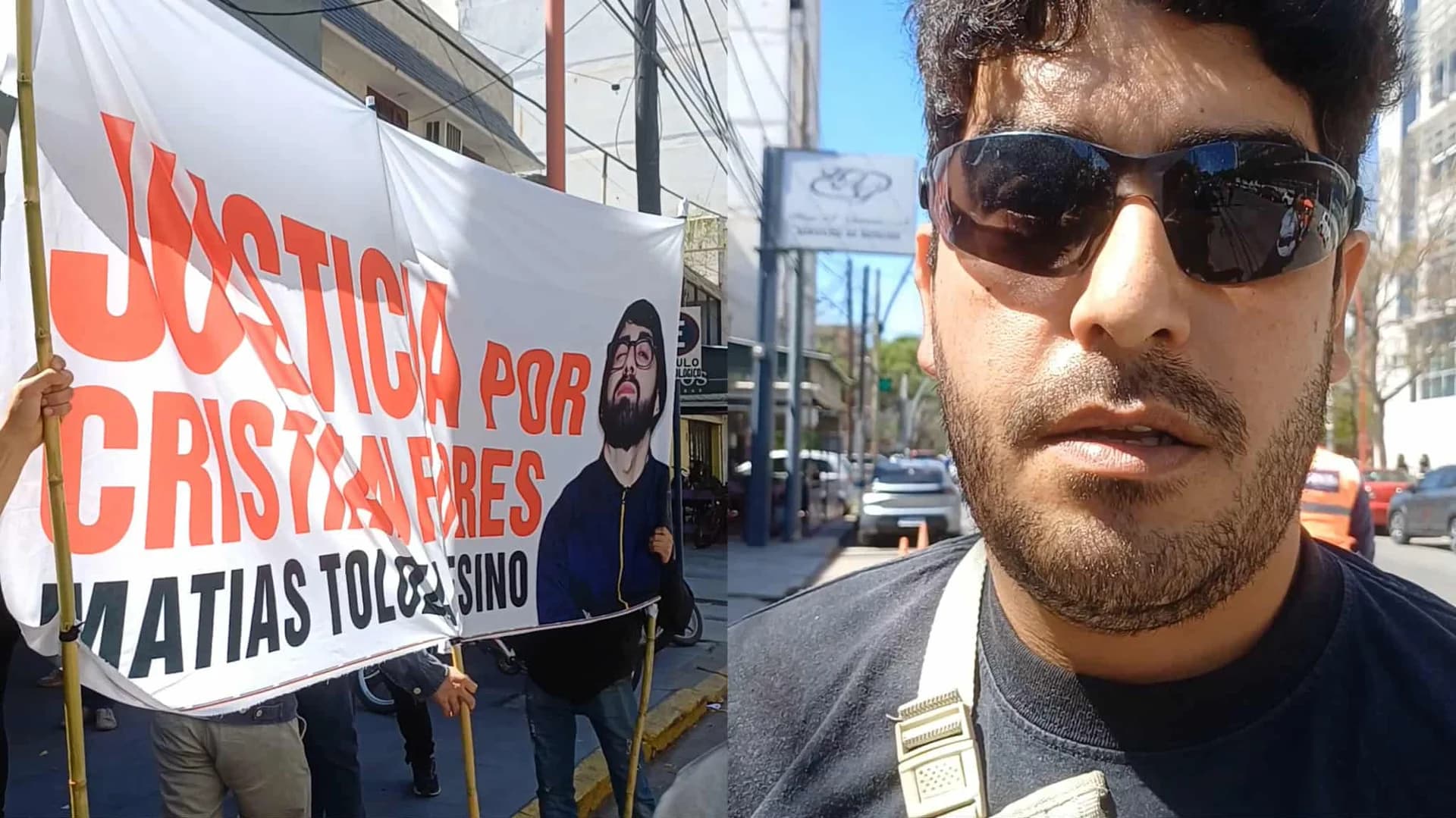 Excarcelaron al expolicía Matías Toloza, acusado de chocar y matar a Cristian Flores